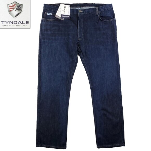 Tyndale FR Jeans CAT2 Versa Flame Resistant FRMC Men's "42x32" Real 44x33 NWT - Picture 1 of 10